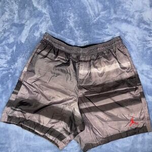 Jordan black + grey striped shorts men  Size xL